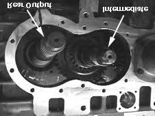 21. Install intermediate shaft assembly into housing. See Fig. 65.