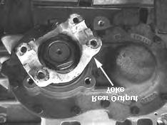 If the endplay is not within the specification the front declutch housing will need to be removed and shim gaskets of the