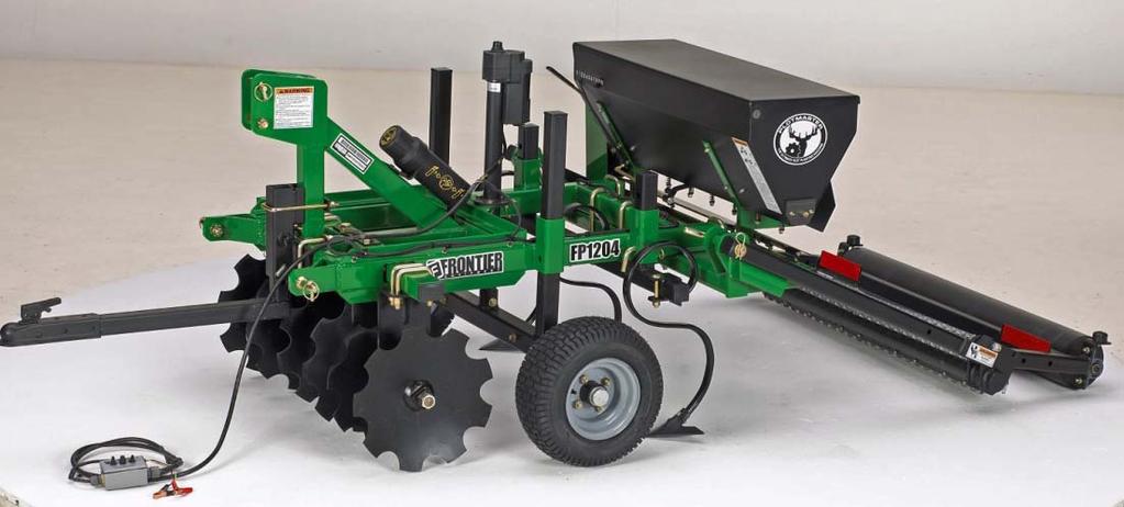 JOHN DEERE/FRONTIER 1200 SERIES MODELS FP1204 PLOTMASTER 400 4 ATV Model standard w/3 Point hook up Characteristics: Front Disk Gang, Rear Chisel Plow Attachment, 16 Wheel/Tire s that