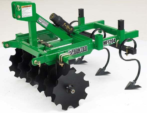 John Deere Green Available Direct from Plotmaster MF1204 (Mulch Finisher) PLOTMASTER 400 4 Tractor Model standard w/3 Point hook up