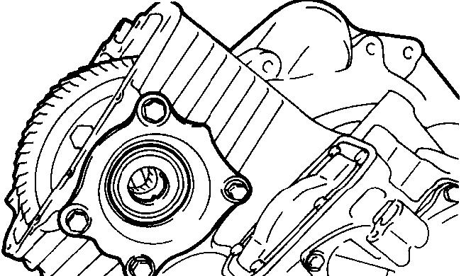 F4A3, W4A3 - Transaxle - FWD 23C~45 49. Install the end clutch cover and tighten the bolts to the specified torque. End clutch cover mounting bolts: 11 Nm (8 ft.lbs.1 50.