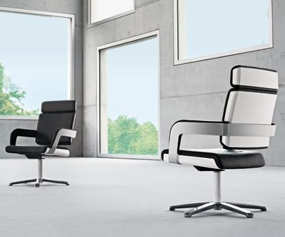 SEATING COMFORT FOR DECISION-MAKERS The Charta chair family conveys an aesthetic beauty across the board, making a strong statement in representative areas of