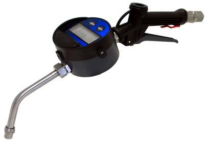 Windscreen cleaner and AdBlue with LCD display, 5-digit, PVC measuring chamber, Viton seals, Swivel and Nozzle in stainless steel, flow rate 0.