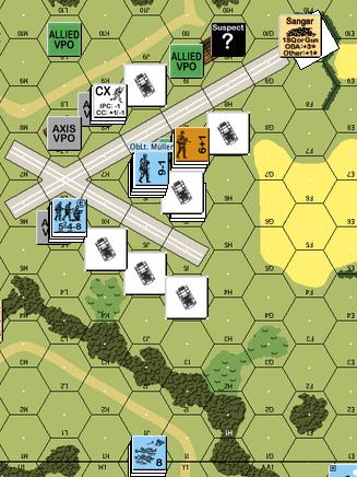 a fire and move tactic. The fire portion was wholly ineffective with two MGs malfunctioning. Sensing that the airfield was nearly deserted, Oblt.