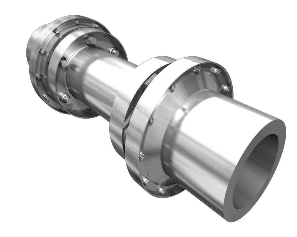 A High Strength Stainless Steel Flexible Membranes B Overload Collars C Flanged Connections D Shrouded bolts B C D A Product Description John Crane s HSFE/HLFE/HTFE s feature a factory assembled