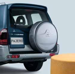 For superior braking performance, the Pajero is equipped with larger