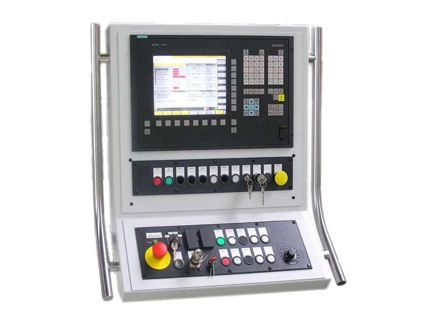 KRONOS S 250 in detail Control system features SINUMERIK 840D (840D sl) and Simodrive drive technology Absolute drive concept Safety concept Safety Integrated Workpiece-orientated programming (WOP)