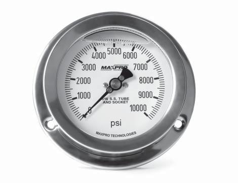 dapters, Couplings & ccessories Stainless Steel Gauges Materials and Features ccuracy within ±0.5% of full range. ll gauges are panel mount style. ISI 316 Stainless Steel Case.