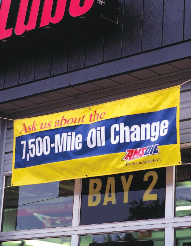 Increased Profits for Oil Change Specialists 7500-Mile/Six-Month Oil