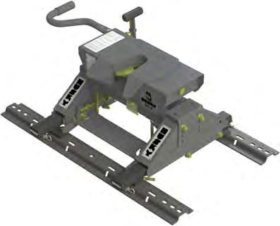 HUSKY 16K W FIFTH WHEEL HITCH CONFIGURATIONS 31326 16K W head shown with 31196 Husky 10-16 Glider and base rails; order components separately (see below) 31326 16K W head 32220 Husky