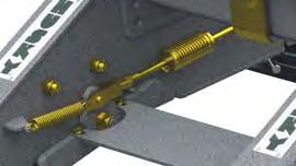 Yellow zinc chromate hardware to resist corrosion US Patent #8,727,369 Lab tested road proven!