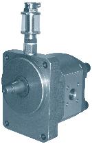 version Gear pump with double rotary shaft seal and quench tank as dosing pump