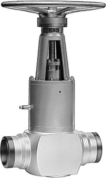 Type series booklet 7451.1/11-10 ZTS Gate valve, billet-forged with pressure seal bonnet with butt weld ends p approx.