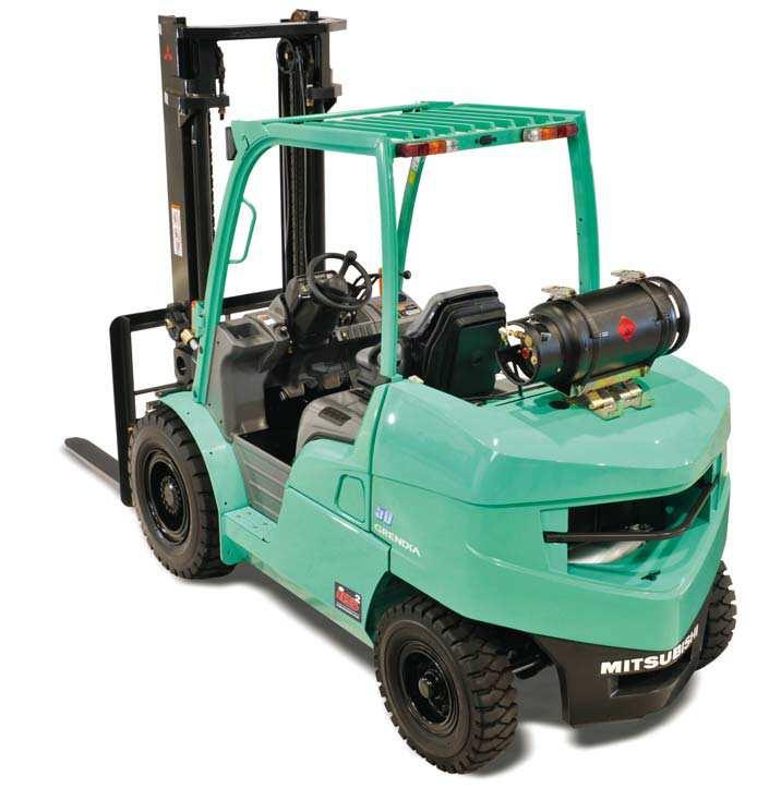 options include diesel and LPG counterbalance 4 wheel pneumatic tyres 4.0 5.