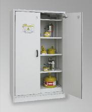 HAZARDOUS SUBSTANCES CABINETS as per EN 14470-1 (TYPE 30) SiS Type 30 / 1200 Approved for storage of flammable liquids at the workplace as per EN 14470-1 (Type 30) and TRbF 20 - L Whole construction