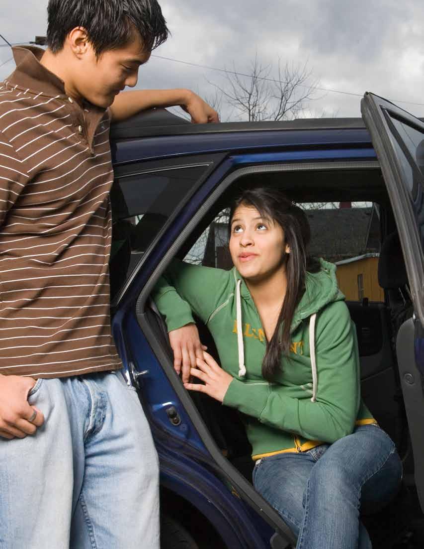 When faced with a teen driver who was behaving in a risky manner, four out of 10 teens
