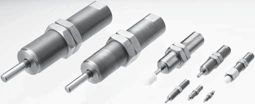 Linear orifice shock absorber Specifications Item KSHJ-01 KSHJ-0 KSHJ6-01 KSHJ6-0 KSHJ66-01 KSHJ66-0 Maximum absorption capacity J 0. 0. 0. 0. 1 0. Absorption stroke mm 6 Maximum impact speed m/s 0.