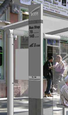 V T A T R A N S I T P A S S E N G E R E N V I R O N M E N T P L A N Bus Stop Amenities Overview Based on the bus stop classifications above, VTA has developed the following recommended ranges of bus