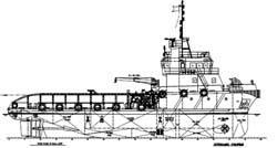 BV 1 +Hull, +Mach Tug, Unrestricted. Renewal due 2021. Annual due 2018. Docking due 2019. FO: 130m3. FW: 23m3. Winch: 100T brake hyd. Zicom. Line Pull: 10mt@10m/m. Main Eng.