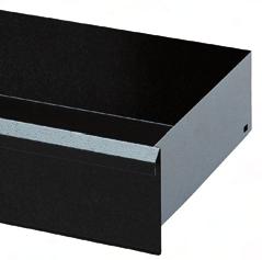 EXTENSIVE Drawer volume is twice the size of the Basic version.