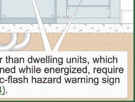 fl ash from short circuits or ground faults. The marking can be made in the fi eld or the factory, but it must meet the requirements of 110.