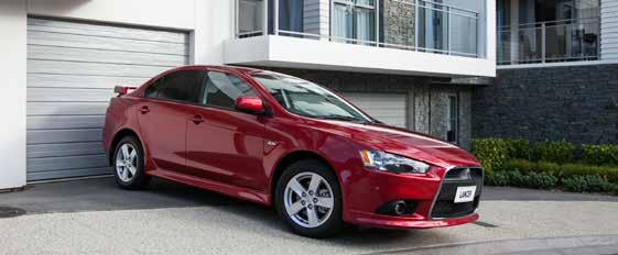 Lancer SEi continues the tradition of luxury with leather seats, heated front seats and much more.