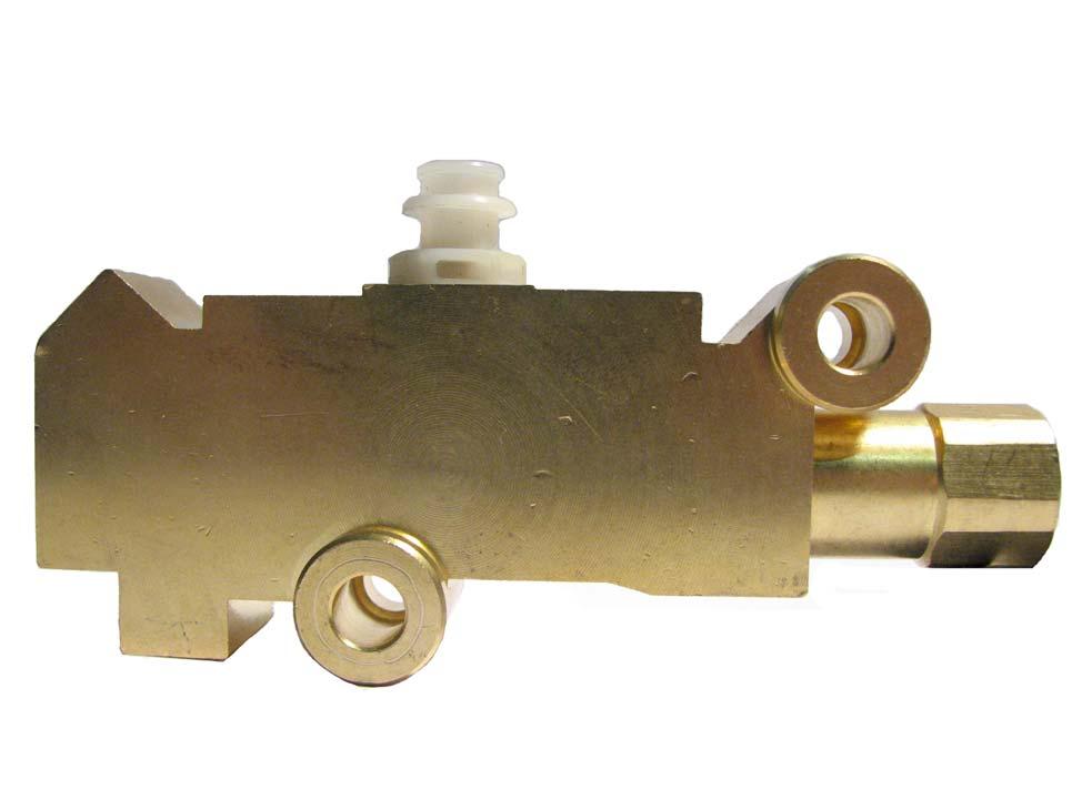 PV71 Fixed Combination Valve Supplement This supp lement is for customers who have chosen the fixed combination valve with the purchase of our disc brake conversion kits.