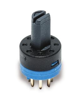 RM Series Subminiature Switches Features/Benefits Subminiature design saves space Screwdriver slot or extended shaft Positive detent RoHS compliant Typical Applications Audio & visual equipment