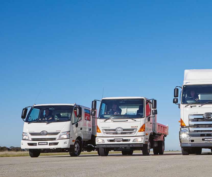 BETTER PERFORMANCE, APPEARANCE AND VALUE. At Hino we re driven to do more for you, in every part of your business.