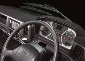 DASH MAT The Hino Dash Mat is designed to protect the interior of your truck and reduce glare.