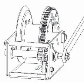 WNCH USE, PERATN & MANTENANCE (MANUAL) PRR T USE nspect rope or cable and replace if damaged Check mounting hardware for proper tightness and re-torque if necessary Gears, ratchet pivot point and
