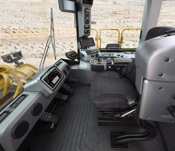Your operators can work more efficiently and stay comfortable with our customer-inspired cab features.