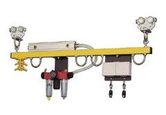All jib-boom components are standardised and can be appropriately selected according to the application.
