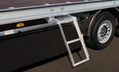 with a plywood or aluminium floor Safe transporting, quick loading and unloading the S.