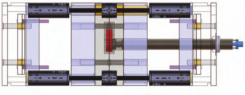 Stack Mold Systems can double the output of standard, single face molds between the same tie bar distance.