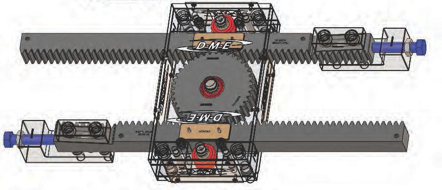to simplify design, build, maintenance Industry standard gears and racks Three (3) sizes to