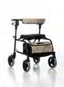 Part no: 80703 Hard basket Basket ideal for shopping. Max capacity: 10 lbs. Part no: 4510 Backrest Gives support for the back when sitting. Included with product.