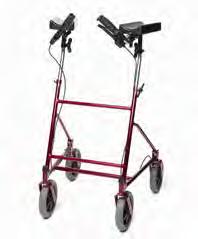 Rebel RA A safe and reliable rollator with separate underarm supports, the Rebel RA is the ideal rollator for those pain-sensitive users suffering from arthritis, Parkinson s or many other