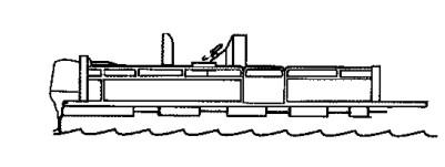 A sudden reduction in boat speed, such as plunging into a large wave or wake, a sudden throttle reduction, or a sharp change of boat direction, could throw them over the front of the boat.