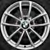 conjunction ith M Sport Package () NCO NCO 24A 17" light alloy heels Double-spoke style 655 7.