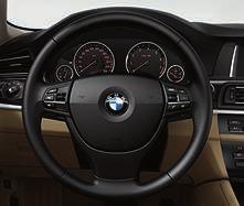 Combination examples Colours Equipment Technical data BMW Service Standard / Optional equipment. Leather steering wheel, three-spoke.