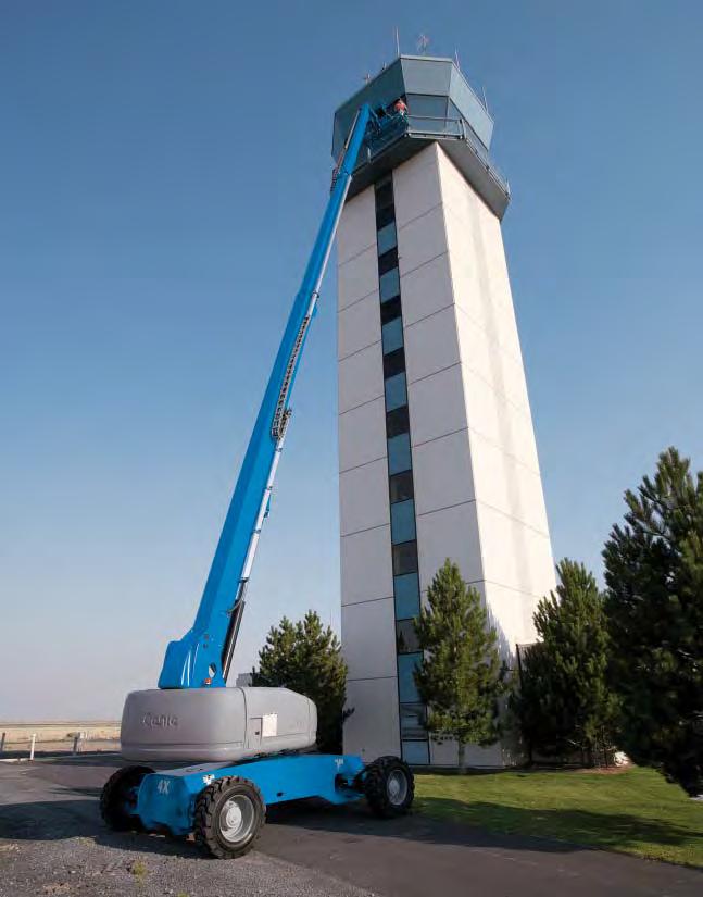 Power and Terrainability Genie Super Booms lifts combine maximum reach with exceptional maneuverability.