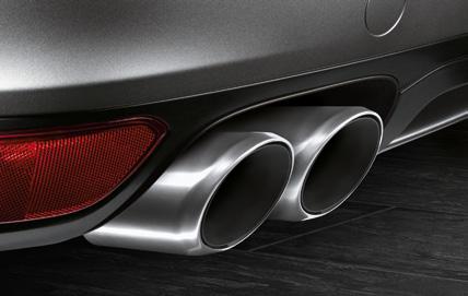 Cayenne Turbo Powerkit engine upgrade to 397 kw (540 hp) E81 29 Sports exhaust system 1) 0P8 4, 29 Sports tailpipes 0P3 14, 29