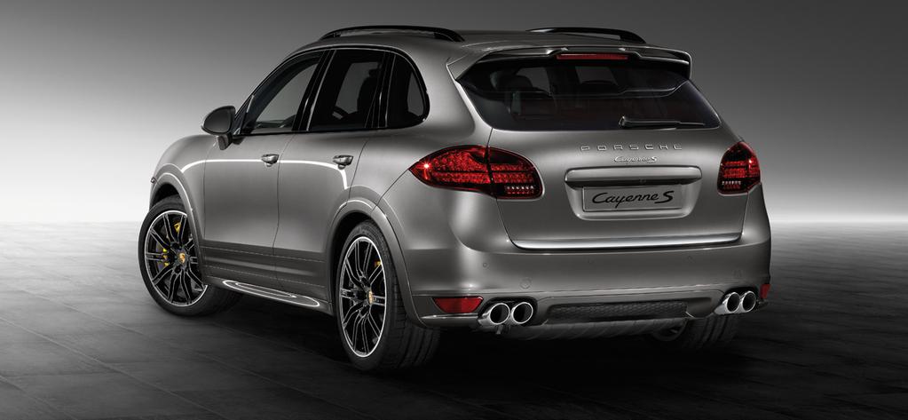 Contents Philosophy 6 Exclusive examples 8 Colours and materials 24 Exclusive options 26 Designing your Porsche 40 Panorama 41 Exclusive expertise 42 Cayenne S with SportDesign package with