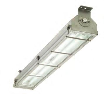 FLUORESCENT Options Class I, Division 2, Groups A, B, C and D UL 844 Hazardous Locations UL 1598A Marine Outside Type Stainless Steel CUL Wet Locations IP66 (Lamps not included) Description 32 Watt,