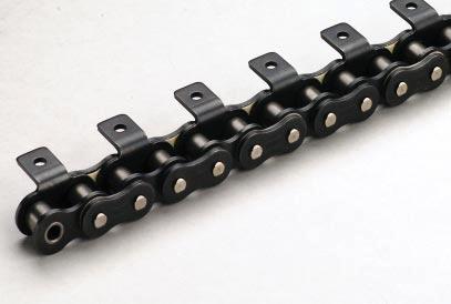 ceeder Single-Pitch Attachment Chain Selection Guidelines Operating Temperatures: 14 F ~ 302 F Connecting Links: RS40CX RS60CX are clip style RS80CX RS100CX are cottered style Use standard sprockets.