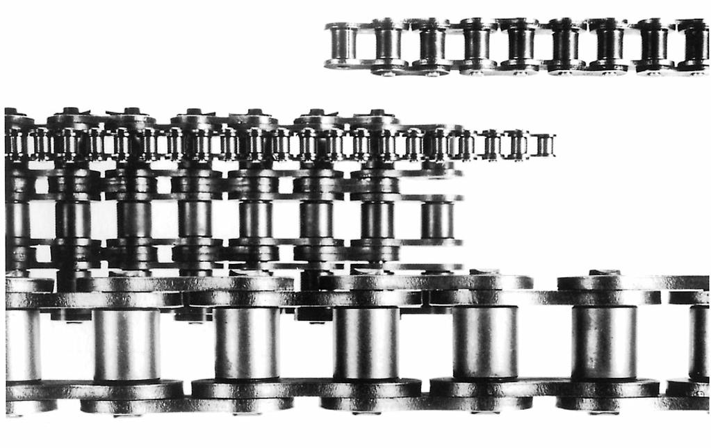 RS ROLLER CHAIN CHAIN DIMENSIONS (inch) Single Strand Minimum Ultimate Width Strength Average Maximum Between ANSI Tensile Allowable Number of Roller Roller Link Connecting Plate Standard Strength