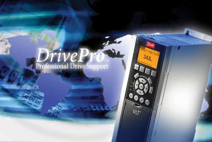 DrivePro Professional Drive Support Danfoss DrivePro TM offers a comprehensive selection of startup and servicing programs that ensure your drive installation s performance from date of shipment