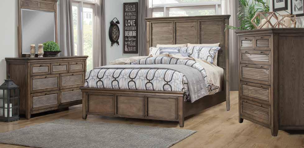 $795 Market price: $2199 rustic mill valley bedroom Rich wood grain adds character and hidden drawers