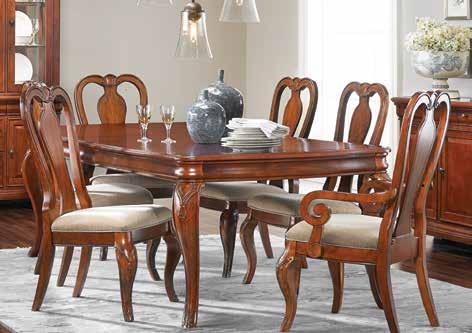R $895 Market price: $3004 112-Inch Traditional Trestle Dining Set 76-inch trestle table